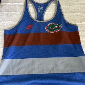 Florida Gators Nike Blue and Gray Striped Tank Top